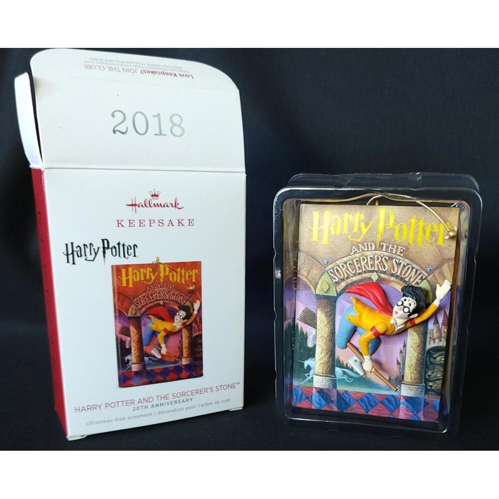Harry Potter Hallmark Keepsake Ornament 2018 Sorcerer’s Stone 20th Anniversary